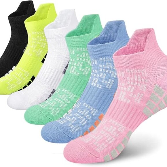 Accessories - Womens Ankle Socks Gym Athletic Cushioned Low Cut Casual Workout Sports Running